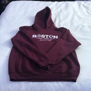 Large Burgundy Hoodie
